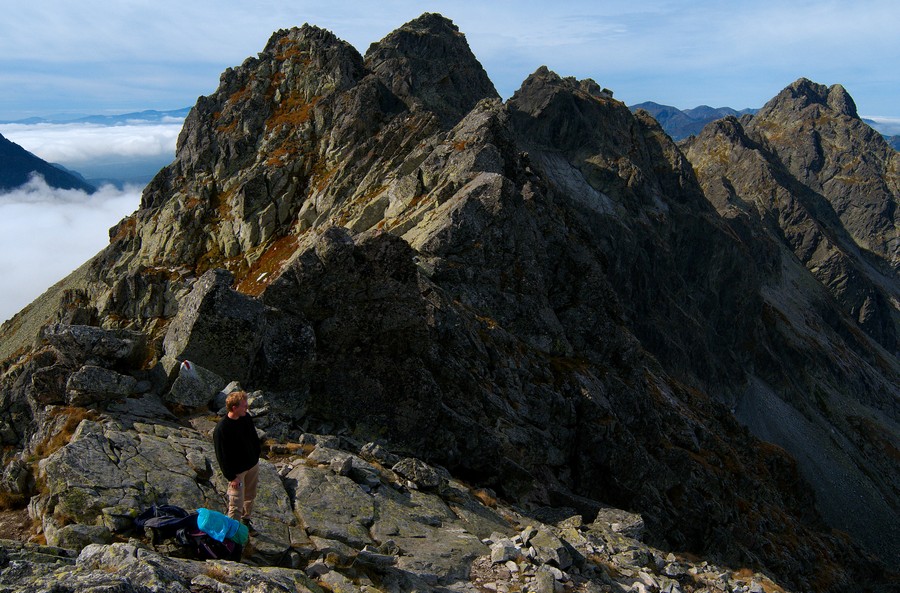 Gdzieś na Orlej Perci (Tatry Wysokie, wrzesień 2008)
